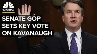 Senate holds key procedural vote on Brett Kavanaugh nomination - Oct. 5, 2018