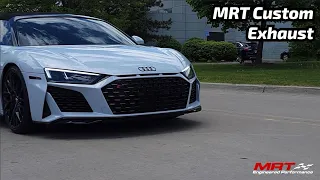 Audi R8 V10 Custom Cat Back Exhaust - MRT Performance
