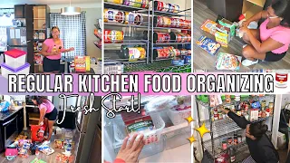 ORGANIZE WITH ME | KITCHEN DEEP CLEANING PART 2 | FRESH START KITCHEN / EXTREME CLEANING MOTIVATION"