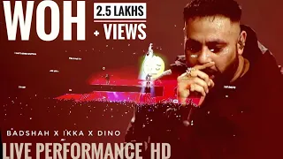 WOH song stage performance HD  / badsaha pagal tour / @badshahlive @DinoJames @ikka  #badshah