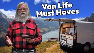 Van Life 101: ESSENTIALS List for Living in a Van, Car or RV