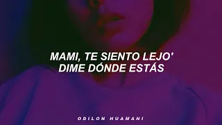 FloyyMenor, Cris MJ - GATA ONLY (Letra) Mami te siento lejos dime donde estas