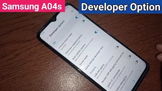 Samsung Galaxy a04s Developer option enable