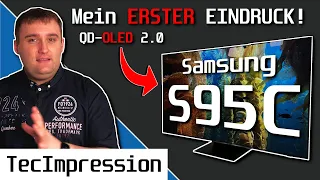 Samsung S95C QD-OLED-TV: Erster Blick auf Design, Anschlüsse und Bildqualität! | Vielversprechend!