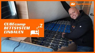 CUBEcamp 7-Zonen Bettsystem für mehr Schlafkomfort im Wohnwagen, Wohnmobil oder Camper | DIY