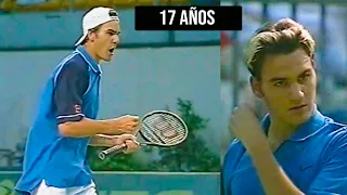 Roger Federer de 17 años ya era un GENIO! (Increible Partido)