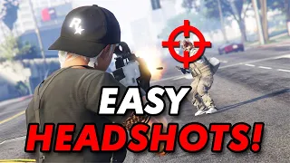 GTA 5 | How to get a PERFECT Headshot Every Single Time! 3 TIPS