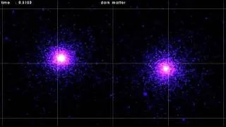 cluster merger: dark matter