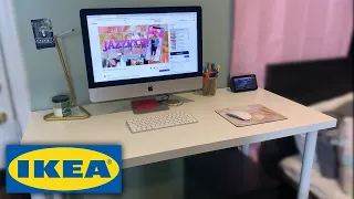 IKEA LAGKAPTEN DESK BUILD (DIY UNDER $85)  || JAZZYTV
