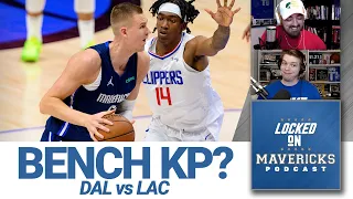 Can the Mavs Afford to Go Small and Bench Kristaps Porzingis? | Locked On Mavericks Podcast