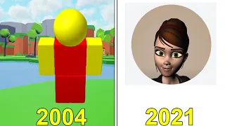 Evolução do Roblox 2004-2021