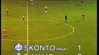 1998 September 29 Skonto Riga latvia 2 Dinamo Moscow Russia 3 UEFA Cup