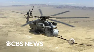 Crews search for Marines whose helicopter went down in California