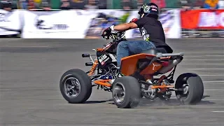 Sick Quad Stunts on KTM 525XC