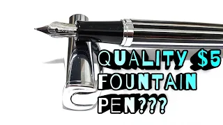 Baoer Stripped Fountain Pen Review (A6259)