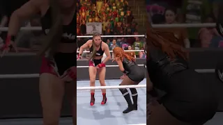 Ronda Rousey VS. Becky Lynch #wwe2k22
