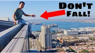 SNEAKING ONTO A HOTEL ROOF!!! (MUST WATCH)