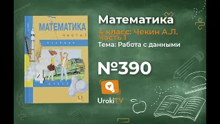 Задание 390 – ГДЗ по математике 4 класс (Чекин А.Л.) Часть 1