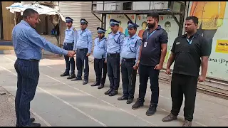 s1security ke training officer training karwa rahe scot wagera discipline