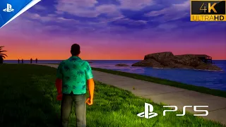 GTA Vice City Definitive Edition PS5 HDR 4K 60FPS RELAXING Gameplay
