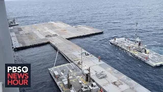 News Wrap: U.S. military finishes work on floating pier to deliver aid to Gaza
