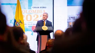 Palabras del Presidente Iván Duque en el Gran Foro Colombia 2022: ¿Para dónde va el país?