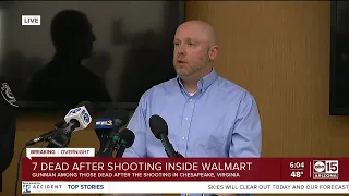 Officials give update on Virginia Walmart shooting