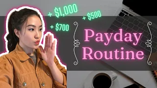 My Payday Routine: How I Budget My Paycheck , Paycheck Breakdown, Budget With Me