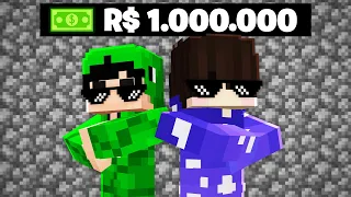 24 HORAS MINERANDO PARA FICAR MILIONÁRIOS NO MINECRAFT