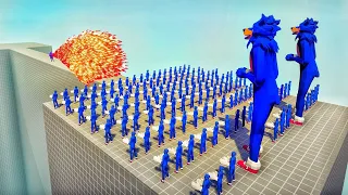 100x SONIC & 2x GIANT SONIC.EXE vs EVERY GOD - Totally Accurate Battle Simulator TABS