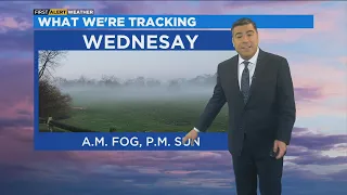 Chicago First Alert Weather: A.M. fog, P.M. sun Wednesday