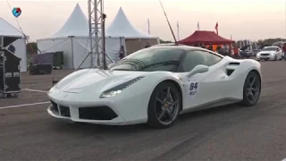 Ferrari 488 GTB vs Audi R8 V10 Plus vs 715HP Chevrolet Corvette z06. Unlim Highlights.