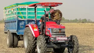 How to Drive 4wd Tractor Mahindra Arjun Novo 605 Di-i 4wd Tutorial