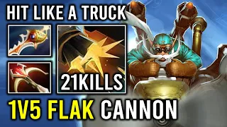 Brutal Flak Cannon Butterfly + Nullifier Hit Like a Truck Hyper Carry Gyrocopter Dota 2