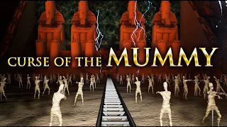 Unleashing The Mummy's Curse On a 90mph Roller Coaster!