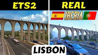 Lisbon: ETS2 vs Real Life | Comparing ETS2 Lisbon, Portugal [Iberia] with Real Life | SCS News #96