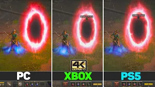 Diablo 2 Resurrected - PS5 vs XBOX Series X vs PC | Graphics Comparison 4K
