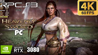 Heavenly Sword RPCS3 PC Gameplay | PS3 Emulator | RPCS3 BEST SETTING | Chapter 1 | [4K60FPS]