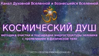 КОСМИЧЕСКИЙ ДУШ (методика очистки и подзарядки энергоструктуры человека с проявлением в физ.тело)