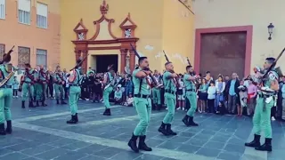 Malabares Escuadra Gastadores de la Legión. Guardia al Cristo de la Buena Muerte (Mena) Málaga 2023