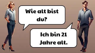 Deutsch Lernen mit Dialogen A1-A2 | Hören und Lesen | Deutsch Dialoge für Anfänger