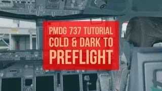 How to PMDG 737 NGX! Cold & Dark to Preflight | ✈ The Virtual Airline Pilot