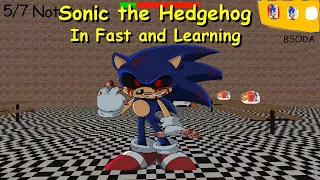 Sonic the Hedgehog In Fast and Learning (Balid's Basics Mod)