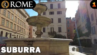 Rome guided tour ➧ Suburra (1) - Piazza della Madonna dei Monti [4K Ultra HD]