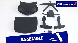 J.Burrows Halifax Ergonomic Chair Assembly Instructions