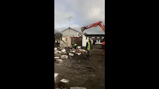 Demolition day at New Inns 25 01 2020