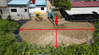 Best Best Video New for today Good Activities Electricity Pillar Foundation with power bulldozer