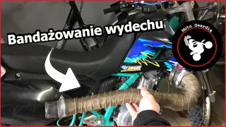 Garage #10 Bandaż Termiczny - Owijanie wydechu Kawasaki KLX 650 C