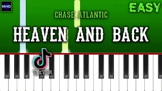 Chase Atlantic - HEAVEN AND BACK - Piano Tutorial [EASY]