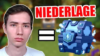 ICH gegen EUCH! 😅 | Jede Niederlage = Mega Blitztruhe öffnen! | Clash Royale deutsch